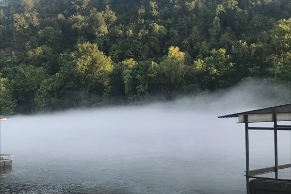 Mist off the dock